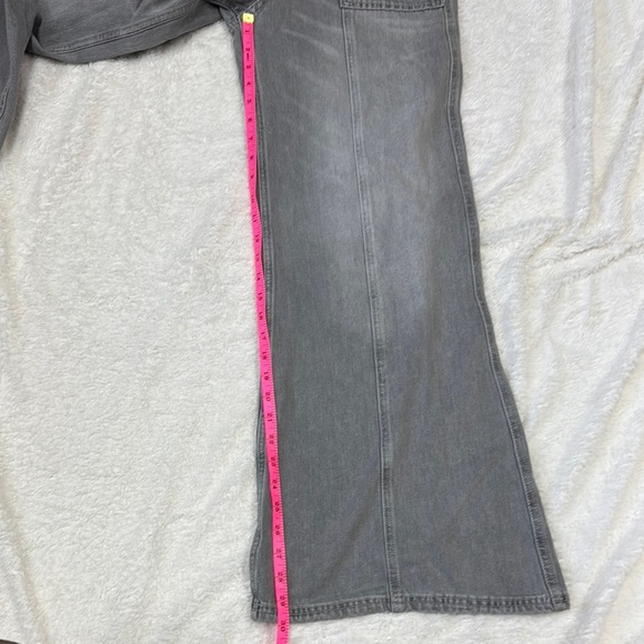 Divided Gray Flare Wide-Leg Jeans - Picture 6 of 9